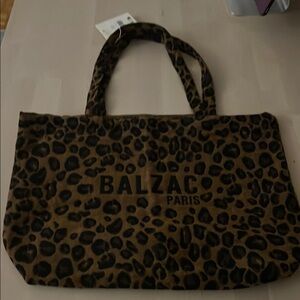 Leopard Print Tote Bag